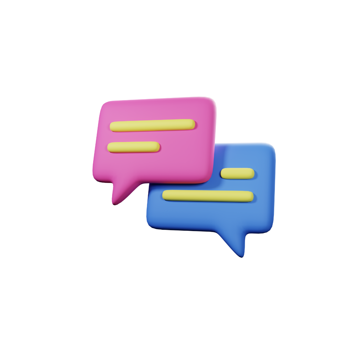 conversation bubbles